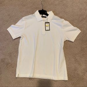 Joseph Abboud M white polo classic 100% Cotton